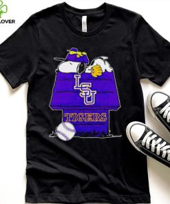 Lsu Tigers Snoopy And Woodstock The Peanuts Baseball shirt