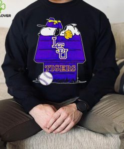 Lsu Tigers Snoopy And Woodstock The Peanuts Baseball shirt