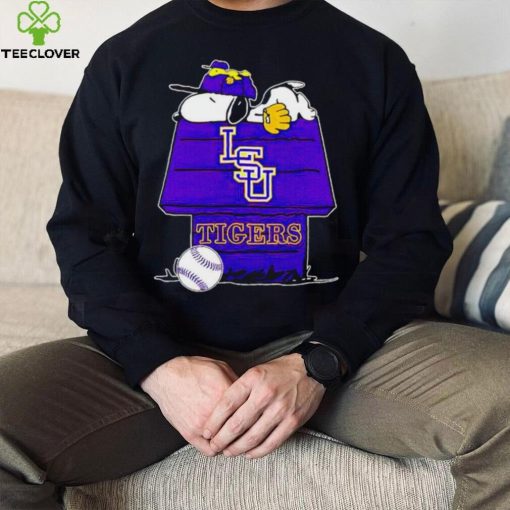 Lsu Tigers Snoopy And Woodstock The Peanuts Baseball shirt