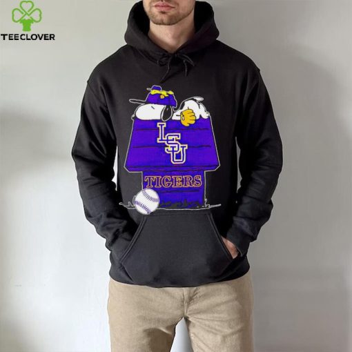 Lsu Tigers Snoopy And Woodstock The Peanuts Baseball shirt