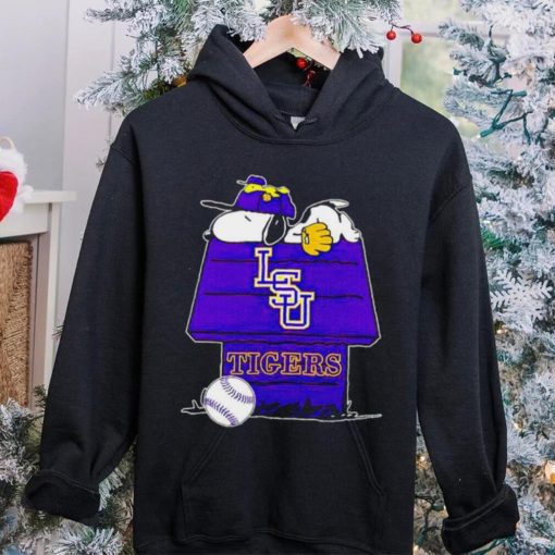 Lsu Tigers Snoopy And Woodstock The Peanuts Baseball shirt