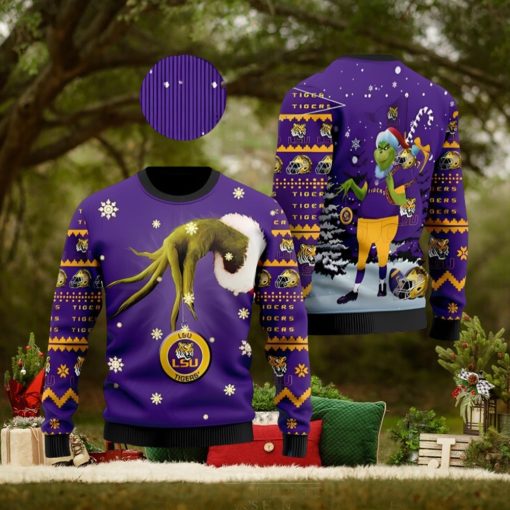 Lsu Tigers Team GrinchUgly Christmas Sweater Cute Christmas Gift