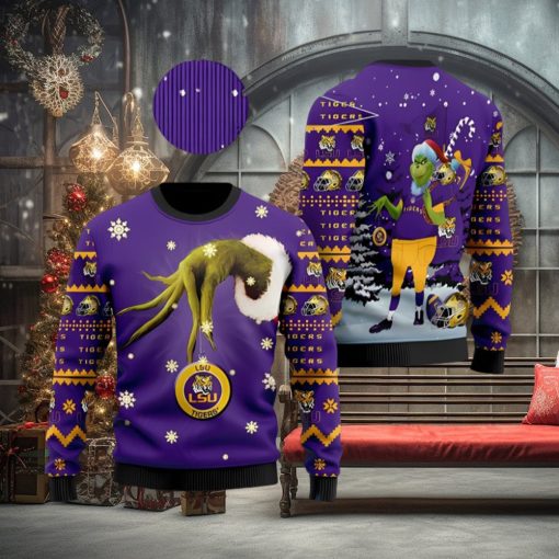 Lsu Tigers Team GrinchUgly Christmas Sweater Cute Christmas Gift