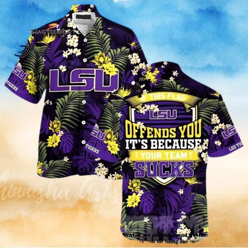 Lsu Tigers This Flag Offends You Summer Beach Hawaiian Shirt