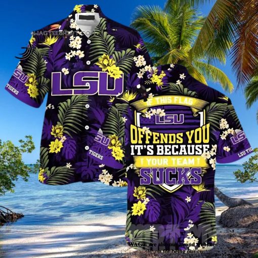 Lsu Tigers This Flag Offends You Summer Beach Hawaiian Shirt