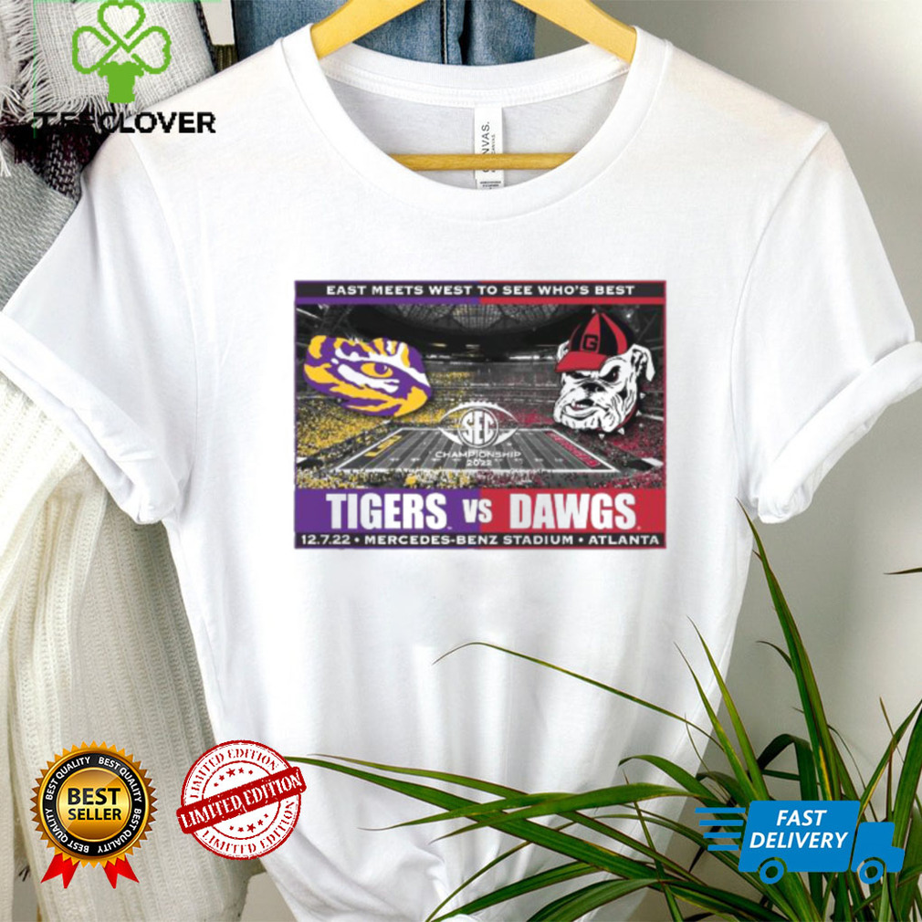 Lsu Tigers Vs Georgia Bulldogs Sec Championship 2022 East Meets West To See Who’s Best Shirt Lsu Tigers Vs Georgia Bulldogs Sec Championship 2022 East Meets West To See Who’s Best Shirt