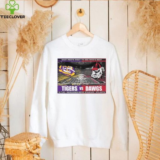 Lsu Tigers Vs Georgia Bulldogs Sec Championship 2022 East Meets West To See Who’s Best Shirt