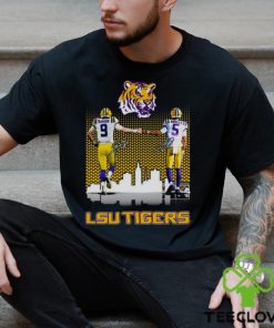 Lsu tigers Joe burrow jayden daniels city signatures Shirt