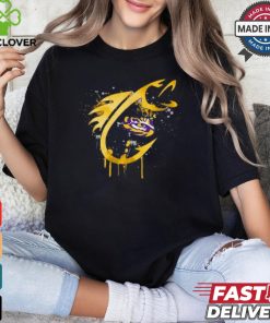 Lsu tigers fishing fish hook 2024 T shirt