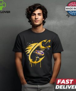 Lsu tigers fishing fish hook 2024 T shirt