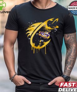 Lsu tigers fishing fish hook 2024 T shirt