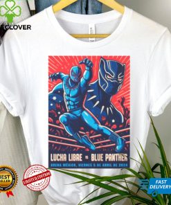 Lucha Libre vs. Blue Panther poster shirt