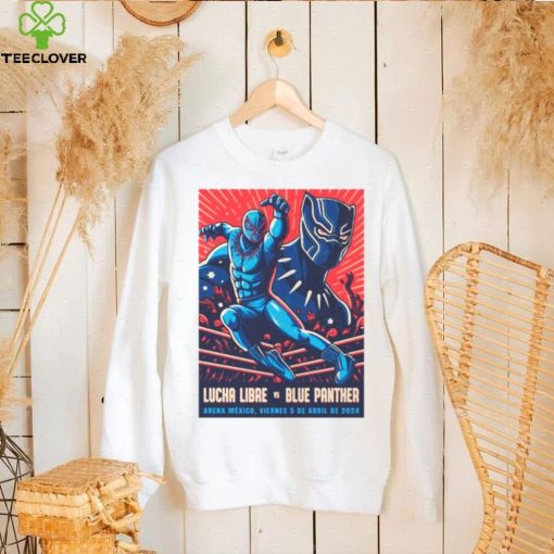 Lucha Libre vs. Blue Panther poster hoodie, sweater, longsleeve, shirt v-neck, t-shirt