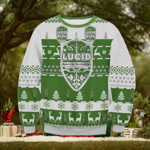 Lucid Absinthe Ugly Xmas Wool Knitted Sweater