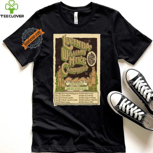 Lucinda Williams Mike And Campbell Tour Alone And Together 2024 Poster shirt