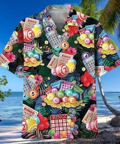 Lucky Bingo Hawaiian Shirt, Bingo Gifts for Men, Funny Bingo Shirt, bingo lover shirt, bingo player gift, bingo queen shirt, Casino Shirt