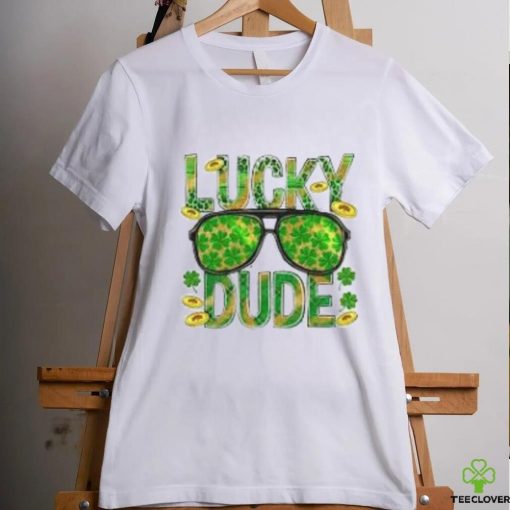 Lucky Dude Shamrock Patrick Day Shirt