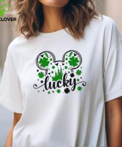 Lucky Mickey Head Disney Castle shirt