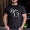 Lucky Number Thirn Distressed What Is Your Lucky Number Men's T hoodie, sweater, longsleeve, shirt v-neck, t-shirt