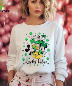 Lucky Vibes St Patricks Day Disney Friends shirt