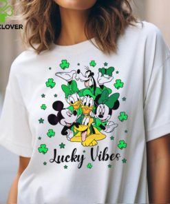 Lucky Vibes St Patricks Day Disney Friends shirt