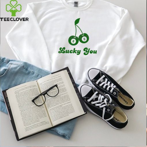 Lucky You 8 Ball Cherry Patricks Day shirt