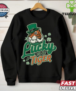 Lucky to Be a Tiger Saint Patrick’s Day Tiger Town Graphics t shirt