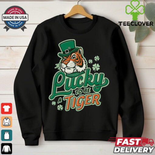 Lucky to Be a Tiger Saint Patrick’s Day Tiger Town Graphics t shirt
