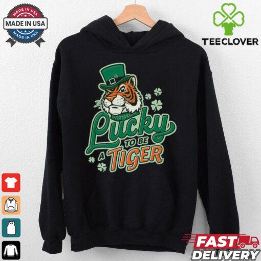 Lucky to Be a Tiger Saint Patrick’s Day Tiger Town Graphics t shirt