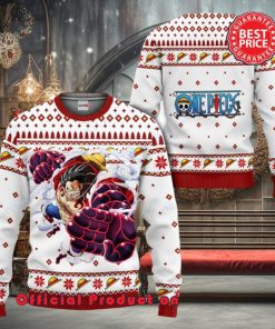 Luffy Gear 4 One Piece Anime Ugly Christmas Sweater