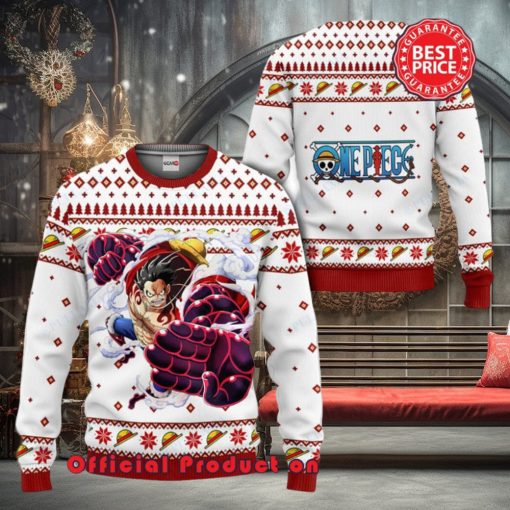 Luffy Gear 4 One Piece Anime Ugly Christmas Sweater