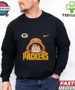 Luffy One Piece x Green Bay Packers shirt