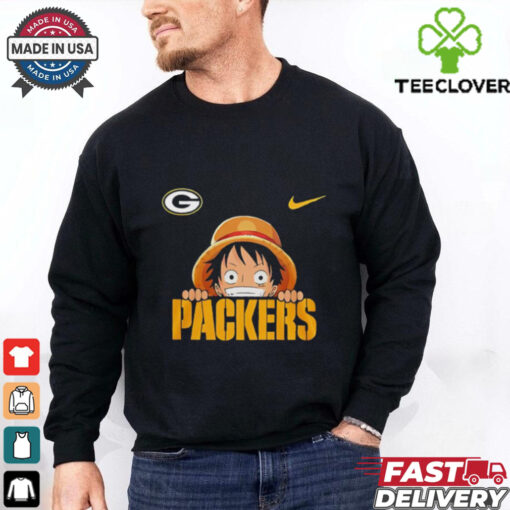Luffy One Piece x Green Bay Packers shirt