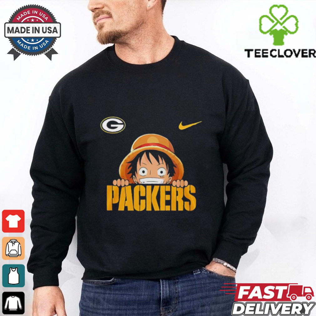 Luffy One Piece x Green Bay Packers shirt Luffy One Piece x Green Bay Packers shirt