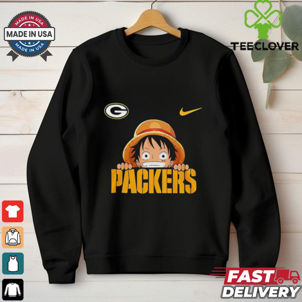 Luffy One Piece x Green Bay Packers shirt Luffy One Piece x Green Bay Packers shirt