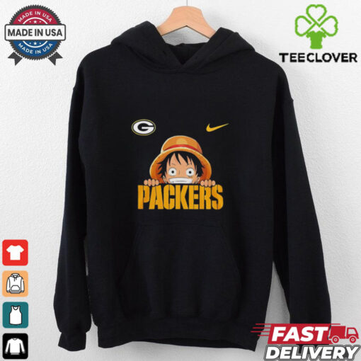 Luffy One Piece x Green Bay Packers shirt