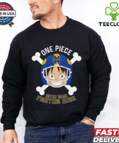 Luffy One Piece x Notre Dame Fighting Irish shirt