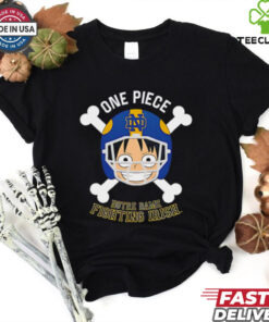 Luffy One Piece x Notre Dame Fighting Irish shirt