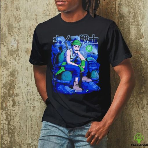 Luigi character green mushroom Brother shirt