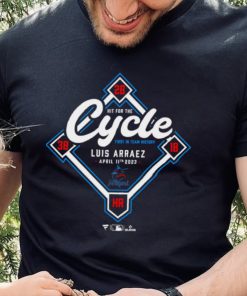 Luis Arraez Miami Marlins hit for the Cycle first in team history 2023 shirt