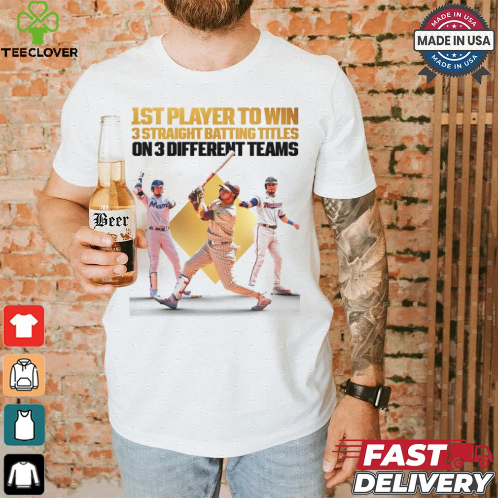 Luis Arraez San Diego Padres – 1st Player To Win 3 Straight Batting Titles On 3 Different Teams 2024 Poster t shirt Luis Arraez San Diego Padres – 1st Player To Win 3 Straight Batting Titles On 3 Different Teams 2024 Poster t shirt