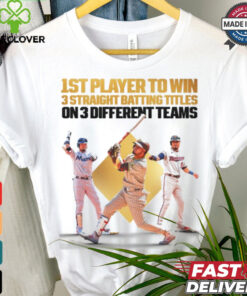 Luis Arraez San Diego Padres – 1st Player To Win 3 Straight Batting Titles On 3 Different Teams 2024 Poster t shirt