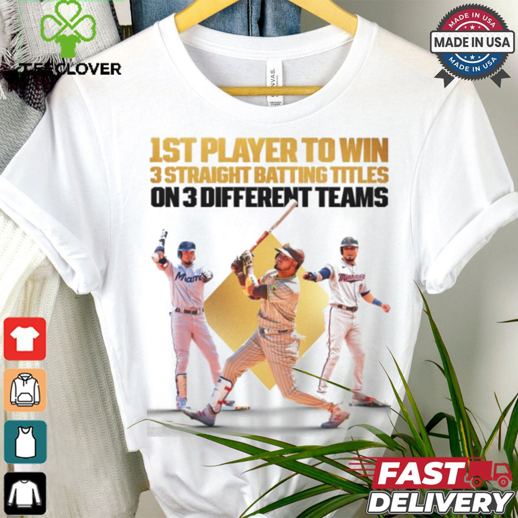 Luis Arraez San Diego Padres – 1st Player To Win 3 Straight Batting Titles On 3 Different Teams 2024 Poster t shirt Luis Arraez San Diego Padres – 1st Player To Win 3 Straight Batting Titles On 3 Different Teams 2024 Poster t shirt