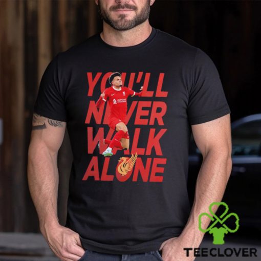 Luis Díaz You’ll Never Walk Alone Liverpool Shirt