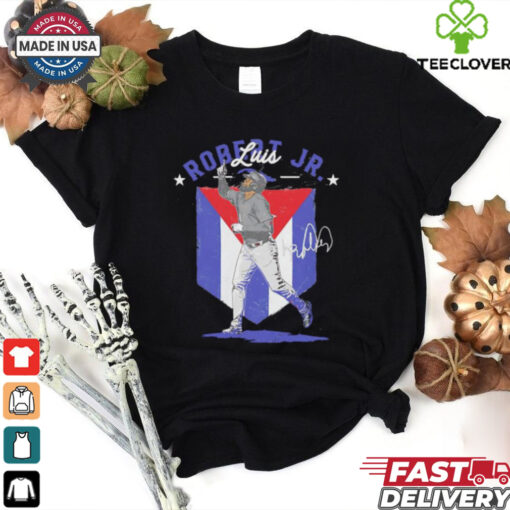 Luis Robert Jr. Chicago White Sox Country flag signature shirt