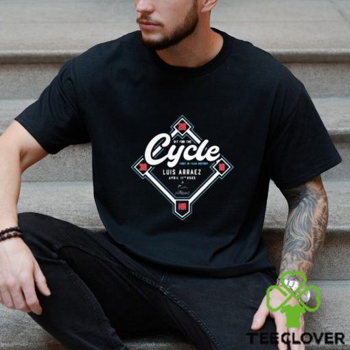 Luis arraez Miami marlins hit for the cycle t shirt