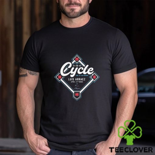 Luis arraez Miami marlins hit for the cycle t shirt