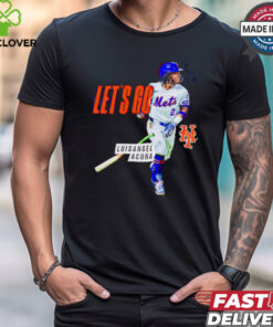 Luisangel Acuña New York Mets First Home Run let’s go MLB shirt