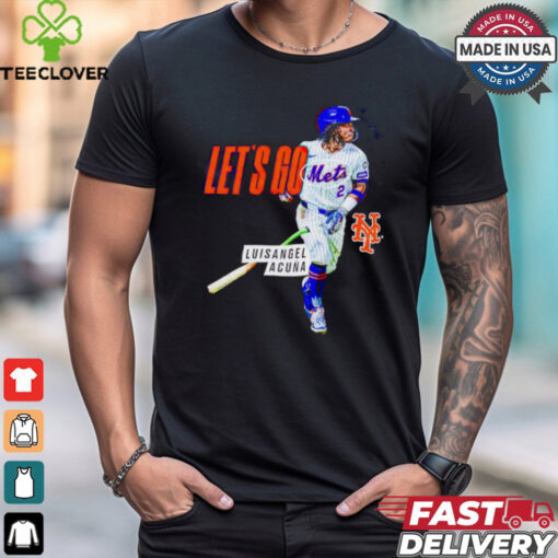 Luisangel Acuña New York Mets First Home Run let’s go MLB shirt