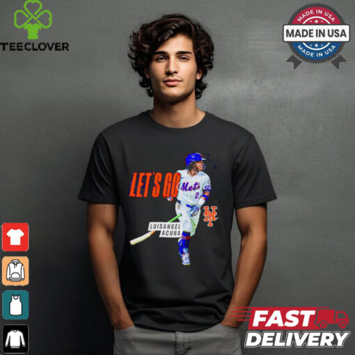 Luisangel Acuña New York Mets First Home Run let’s go MLB shirt